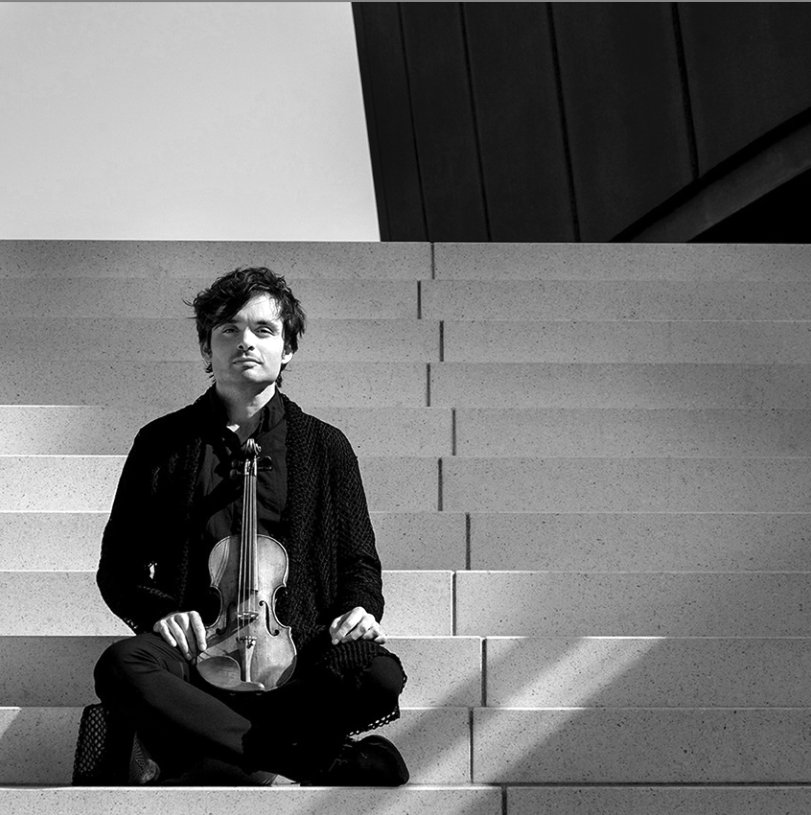 Francisco Fullana with his violin